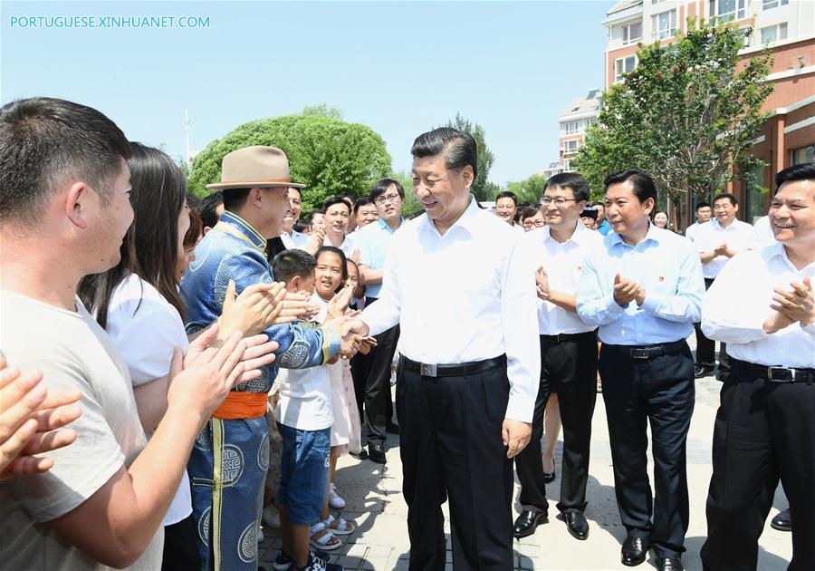 Xi visita a Mongólia Interior em viagem de inspeção